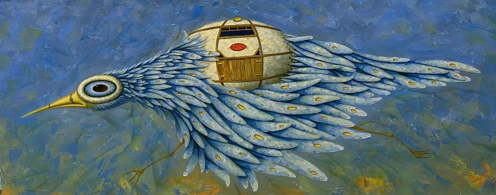 Bird with a Sky Capsule