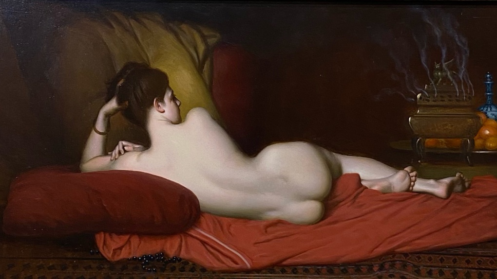 Reclining Nude with Incense