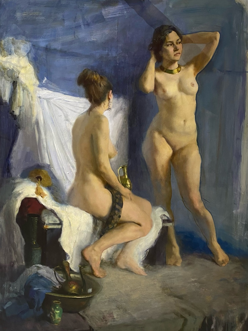 In the Studio: Two Nudes