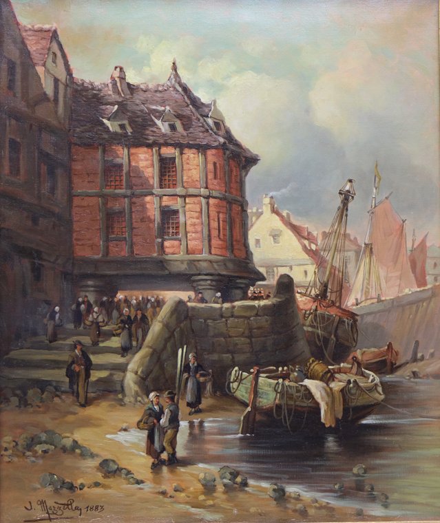Harbor by the Old Warehouse