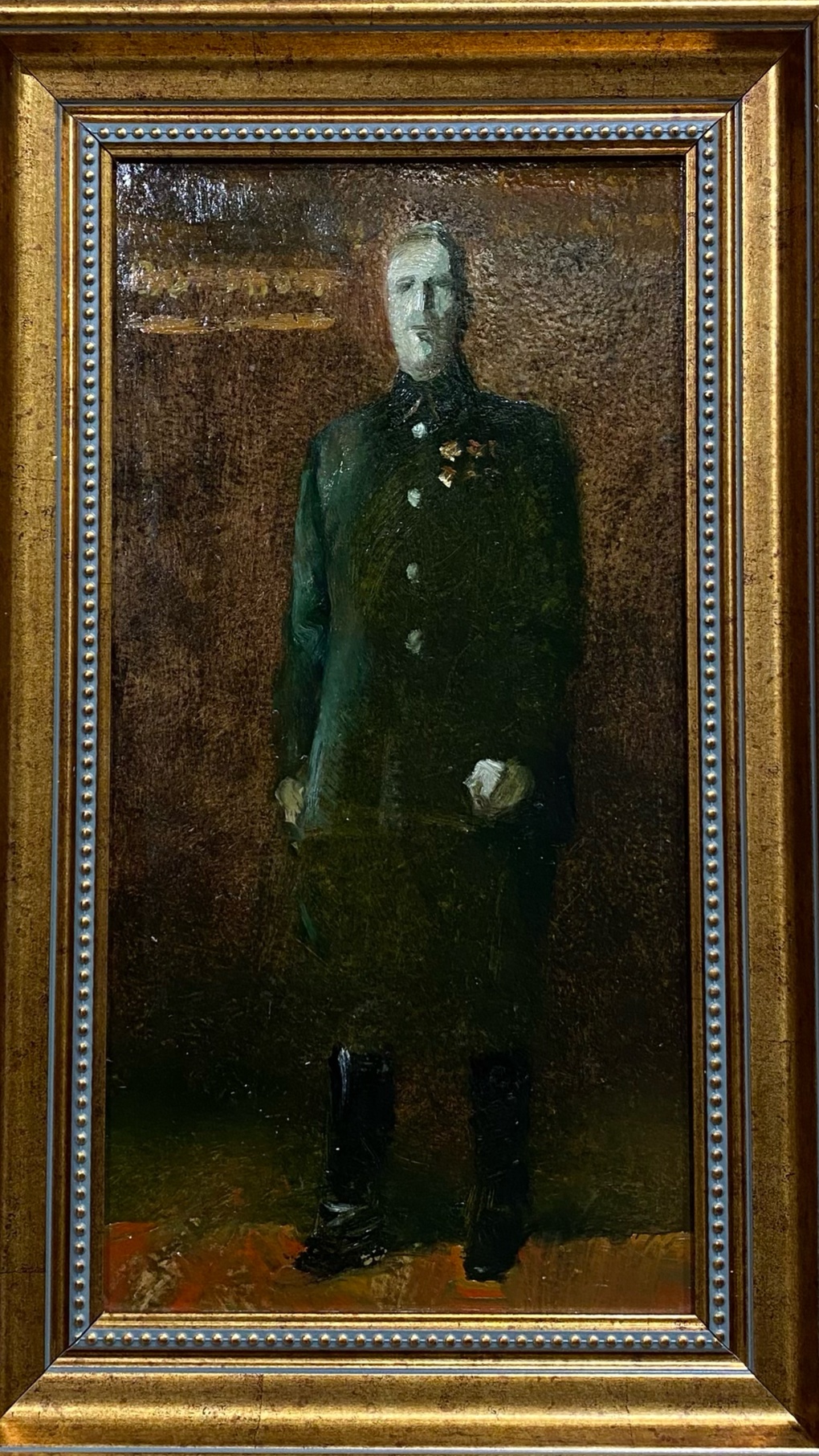 Formal Portrait in a Dark Uniform